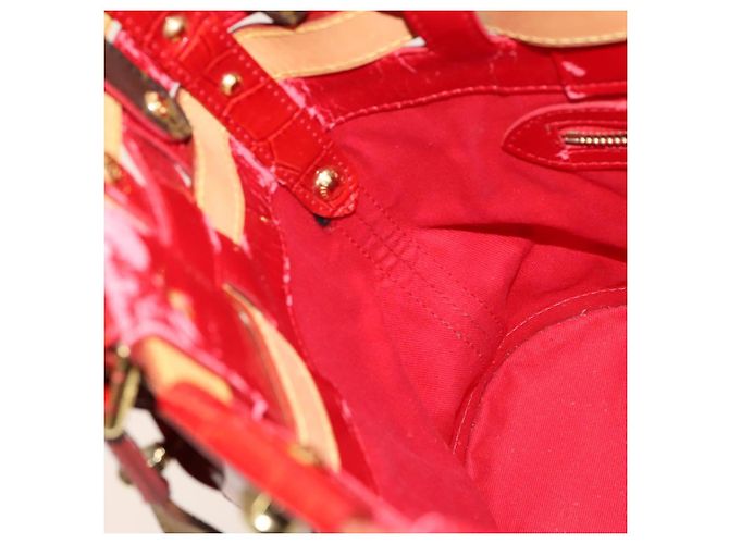 LOUIS VUITTON Monogram Ruby Neo Bucket Tote Tasche Rot M95613 LV Auth 139320 Monogramm - Ansicht 20