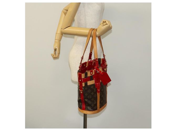 LOUIS VUITTON Monogram Ruby Neo Bucket Tote Tasche Rot M95613 LV Auth 139320 Monogramm - Ansicht 22