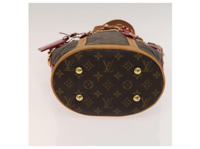 LOUIS VUITTON Monogram Ruby Neo Bucket Tote Tasche Rot M95613 LV Auth 139320 Monogramm - Ansicht 5