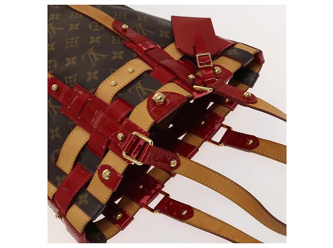 LOUIS VUITTON Monogram Ruby Neo Bucket Tote Tasche Rot M95613 LV Auth 139320 Monogramm - Ansicht 6