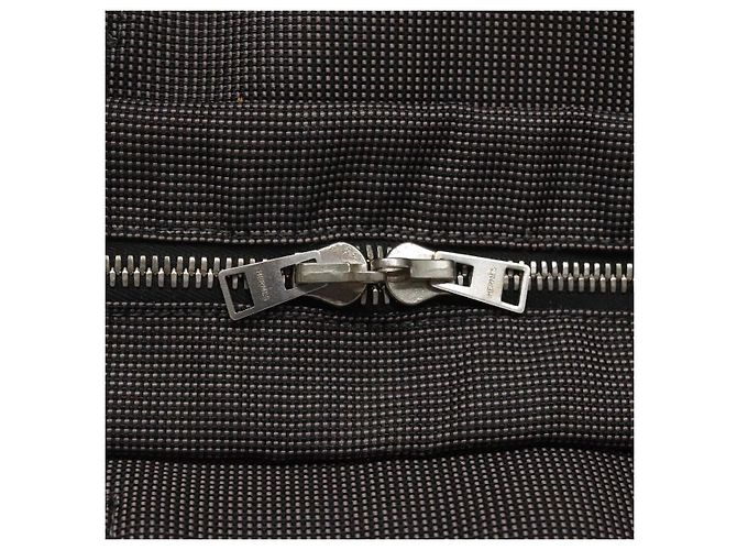 Hermès HERMES Handtasche Her Line MM Canvas Grau Silber Auth 140106 Braun - Ansicht 14