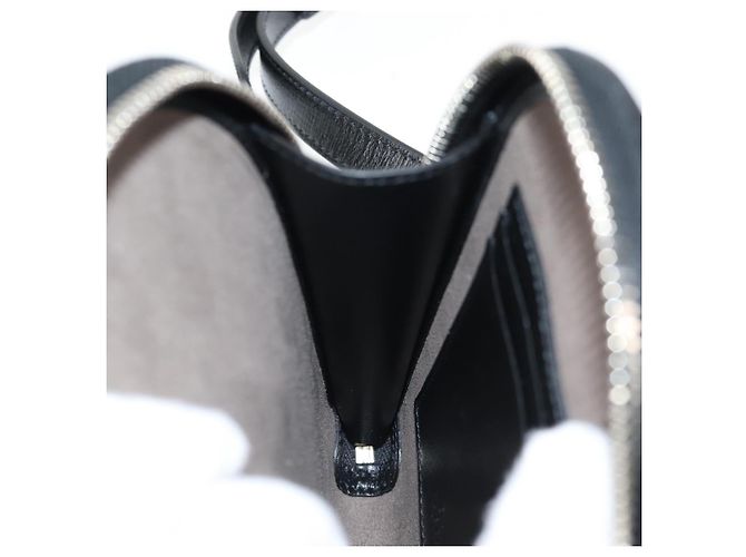 Borsa a spalla GG Supreme in PVC Nero Argento di GUCCI 724357 Auth 138571M - vista 21