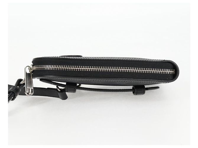 Borsa a spalla GG Supreme in PVC Nero Argento di GUCCI 724357 Auth 138571M - vista 4