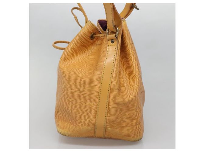 Noe LOUIS VUITTON Bolso de Hombro Petit Noé Epi Amarillo M44109 LV Auth 140076 - vista 4