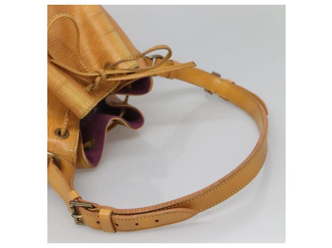 Noe LOUIS VUITTON Bolso de Hombro Petit Noé Epi Amarillo M44109 LV Auth 140076 - vista 7