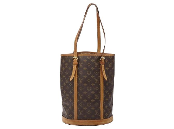 LOUIS VUITTON Borsa a Spalla Monogram Bucket GM M42236 LV Auth 138643 Monogramma - vista 13