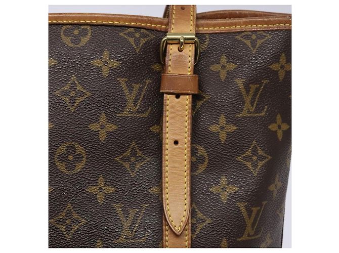 LOUIS VUITTON Borsa a Spalla Monogram Bucket GM M42236 LV Auth 138643 Monogramma - vista 9