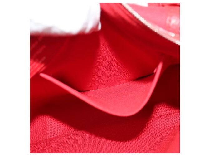 LOUIS VUITTON Parnasea Esan Ciel Borsa a Spalla in Pelle Rossa M94448 LV Auth 139078 Rosso - vista 22