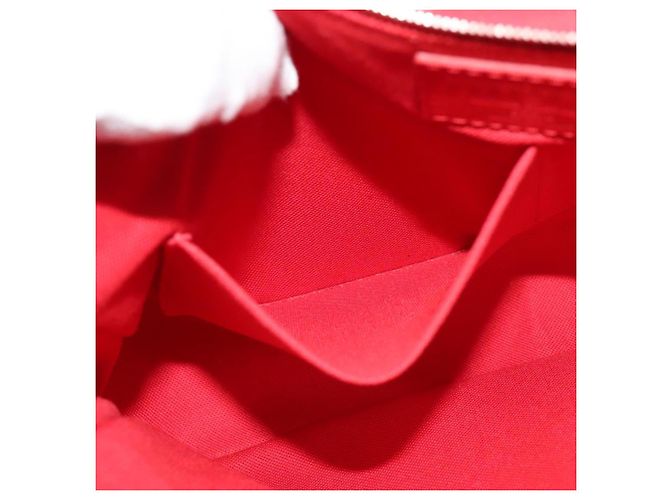 LOUIS VUITTON Parnasea Esan Ciel Borsa a Spalla in Pelle Rossa M94448 LV Auth 139078 Rosso - vista 23