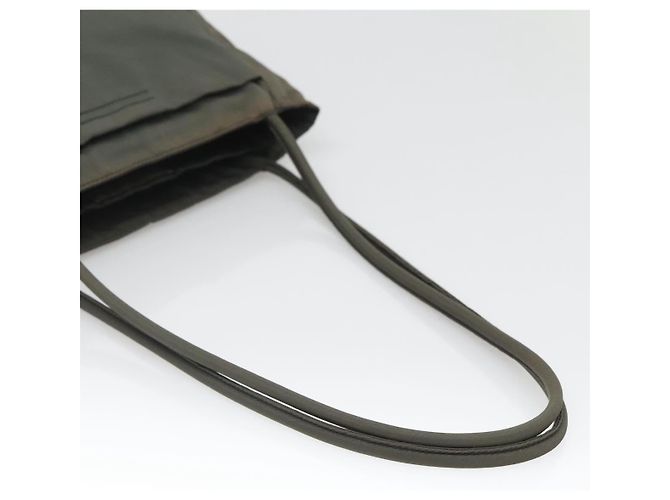 PRADA Tote Bag aus Nylon Khaki Silber authentisch bs28692 - Ansicht 7