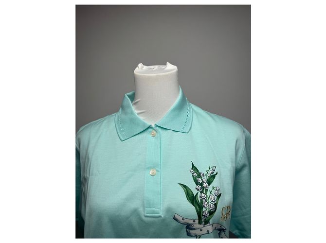 Polo Vintage Dior Turchese L - vista 14