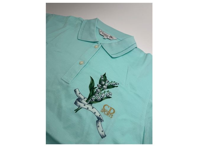 Polo Vintage Dior Turchese L - vista 5
