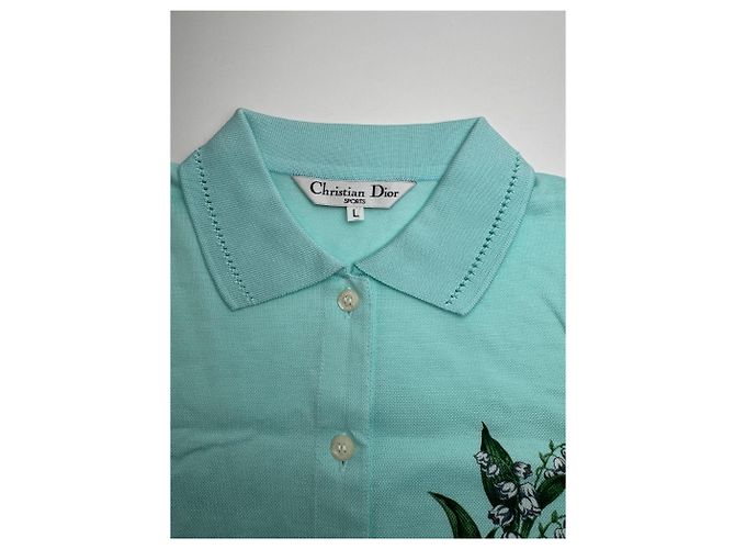 Polo Vintage Dior Turchese L - vista 6