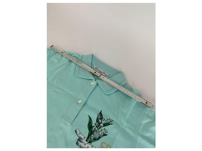 Polo Vintage Dior Turchese L - vista 7