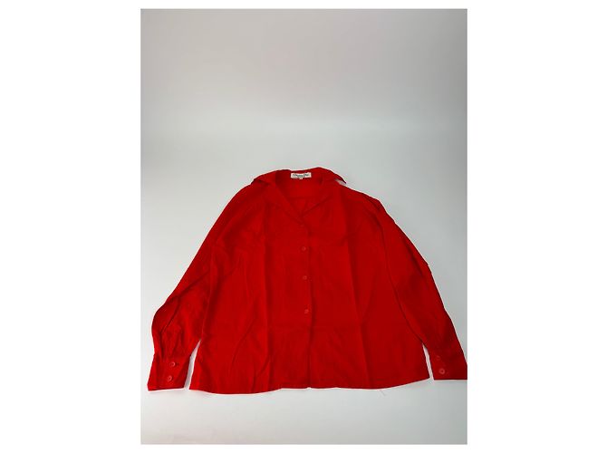 Camicia Vintage Dior Rossa M Rosso - vista 4
