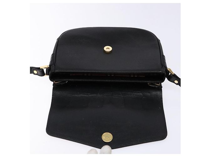 Autre Marque Borsa a Spalla Burberrys in Pelle Oro e Nero Auth BA5110 D'oro - vista 15