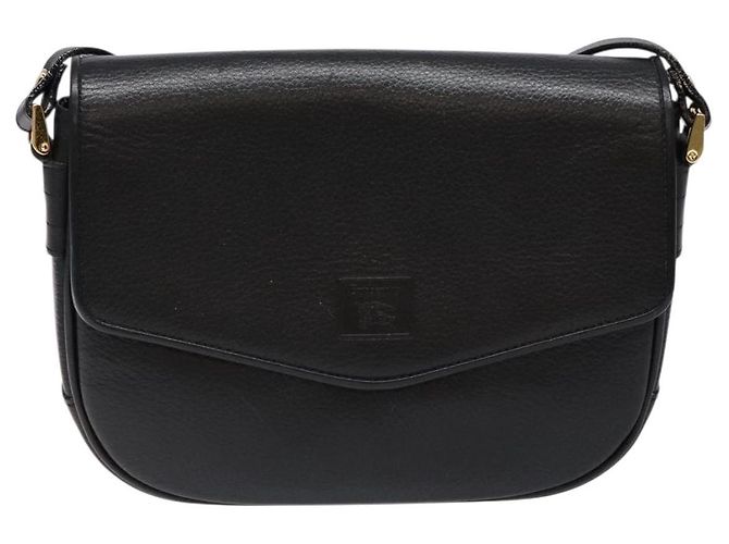 Autre Marque Borsa a Spalla Burberrys in Pelle Oro e Nero Auth BA5110 D'oro - vista 2