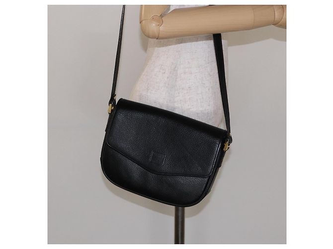 Autre Marque Borsa a Spalla Burberrys in Pelle Oro e Nero Auth BA5110 D'oro - vista 21