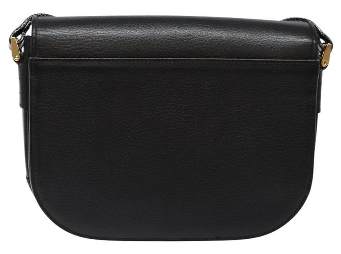 Autre Marque Borsa a Spalla Burberrys in Pelle Oro e Nero Auth BA5110 D'oro - vista 3