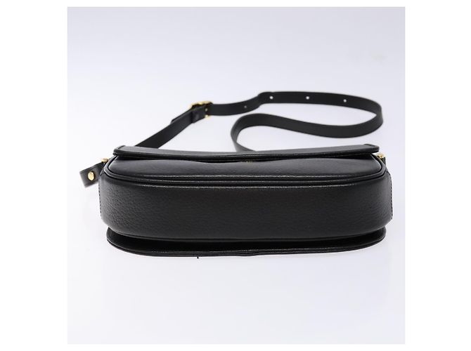 Autre Marque Borsa a Spalla Burberrys in Pelle Oro e Nero Auth BA5110 D'oro - vista 9