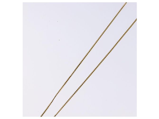 Collier Christian Dior métal or Auth sw1372 Doré - vue 11