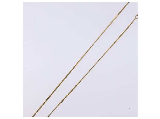 Collier Christian Dior métal or Auth sw1372 Doré - vue 5