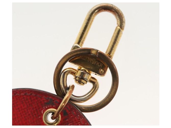 LOUIS VUITTON Yayoi Kusama Portachiavi Monogram Zucca Charm M66738 Auth 138042 Rosso - vista 7