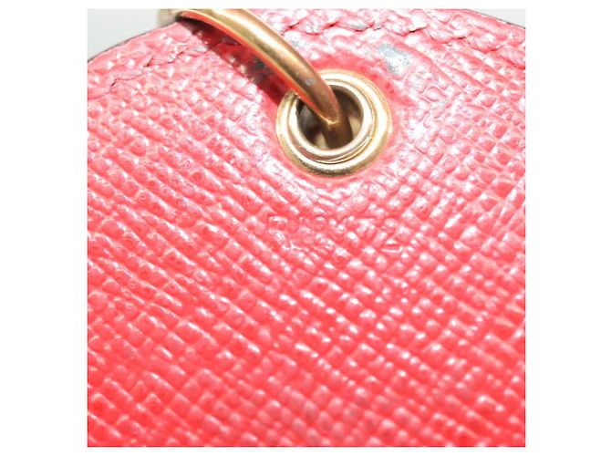 LOUIS VUITTON Yayoi Kusama Portachiavi Monogram Zucca Charm M66738 Auth 138042 Rosso - vista 8