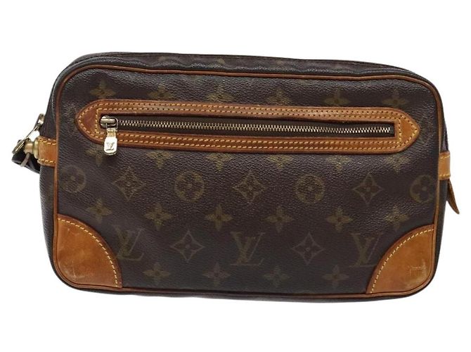 LOUIS VUITTON Monogram Marly Dragonne GM Clutch Bag M51825 LV Auth th6269 - view 13