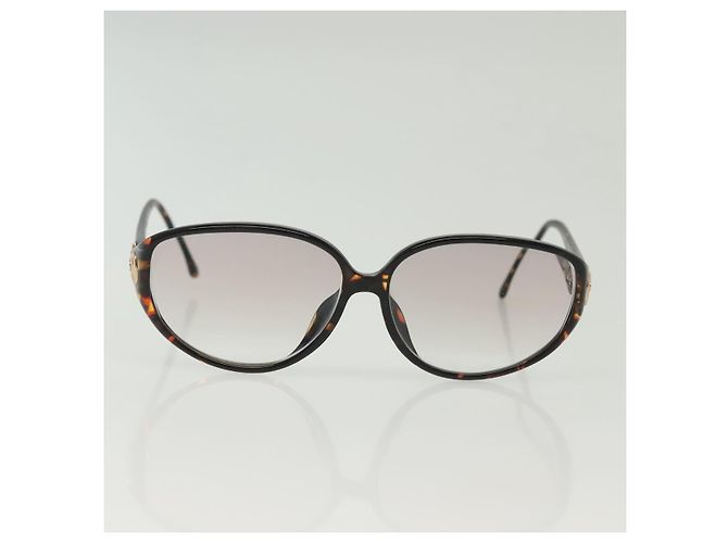 Occhiali da sole Christian Dior Plastica 2Set Nero Marrone Auth BA5045 - vista 2