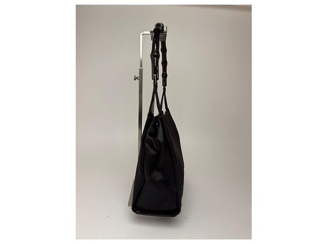 Bamboo Vintage Gucci Bambus Tasche Lila - Ansicht 2