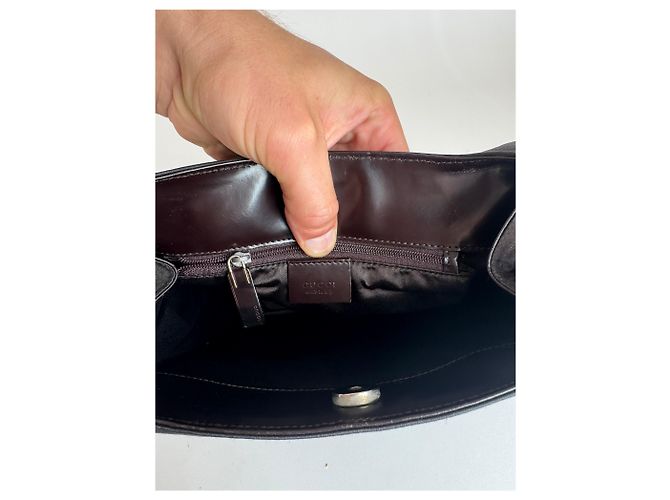 Bamboo Vintage Gucci Bambus Tasche Lila - Ansicht 4
