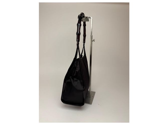 Bamboo Vintage Gucci Bambus Tasche Lila - Ansicht 7
