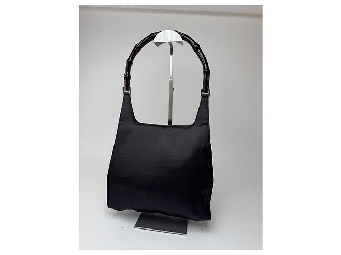 Bamboo Vintage Gucci Bambus Tasche Lila - Ansicht 9