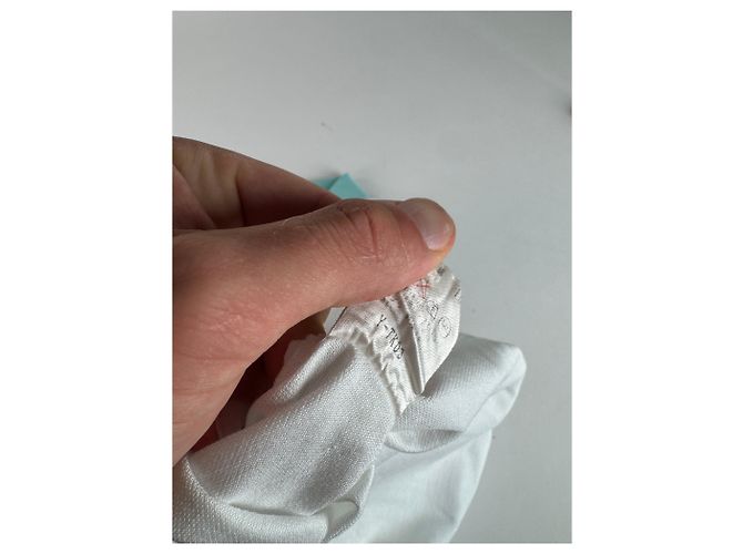 Polo Vintage Dior Pesce Bianco Turchese L - vista 9