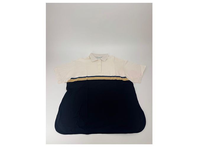 Polo Vintage Dior Uomo L Nero Bianco - vista 4