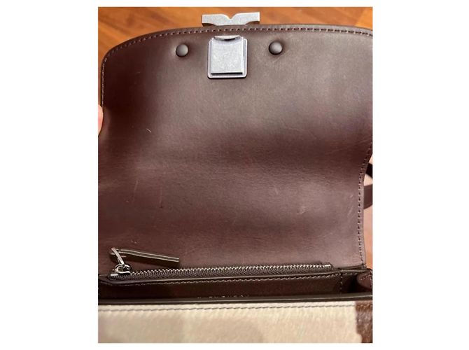 Borsa a spalla convertibile Eleanor Haircal di Tory Burch Marrone - vista 11