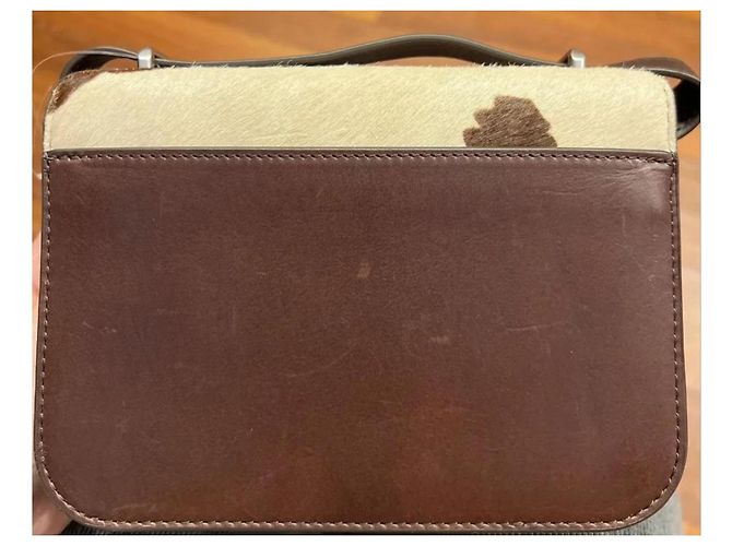 Borsa a spalla convertibile Eleanor Haircal di Tory Burch Marrone - vista 6