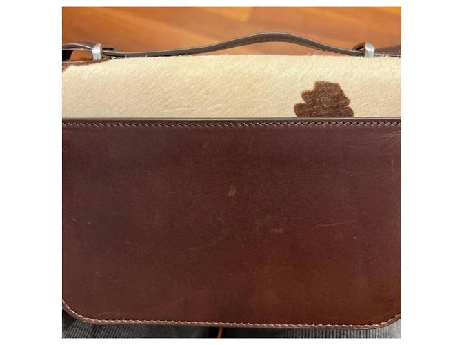 Borsa a spalla convertibile Eleanor Haircal di Tory Burch Marrone - vista 7