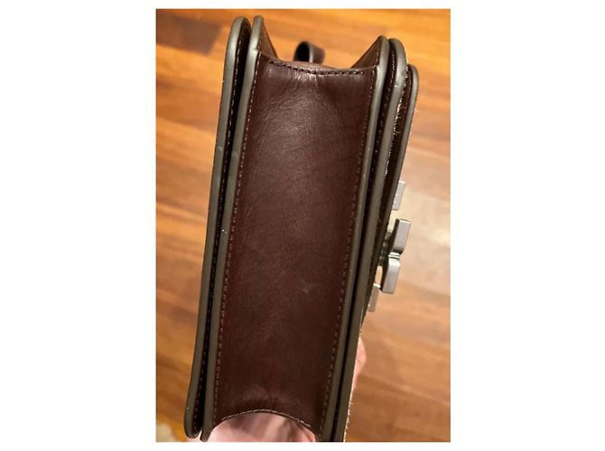 Borsa a spalla convertibile Eleanor Haircal di Tory Burch Marrone - vista 8