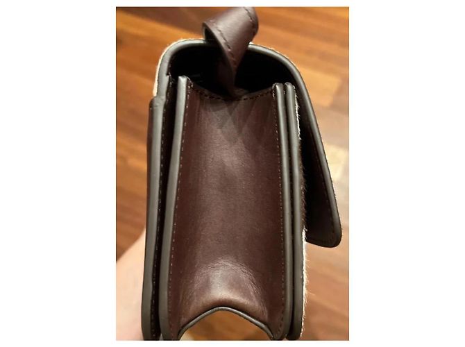 Borsa a spalla convertibile Eleanor Haircal di Tory Burch Marrone - vista 9