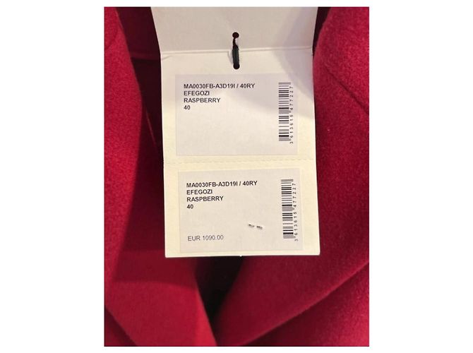 Isabel Marant Abrigo de Lana y Cachemira Efegozi Roja - vista 6