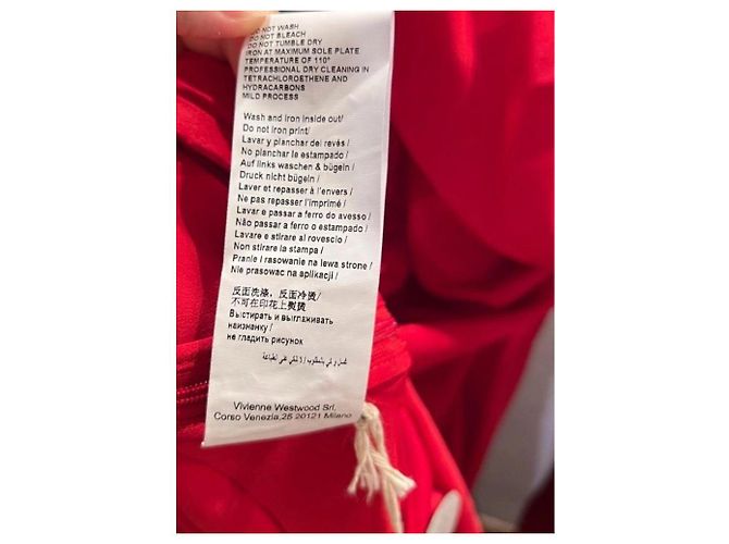 Vivienne Westwood Ginnie Bleistift Maxi Kleid Rot - Ansicht 7
