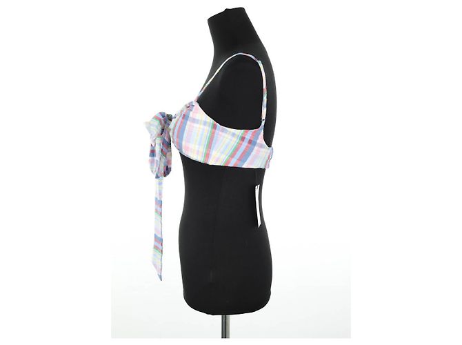 Zimmermann Top senza maniche in cotone multicolore - vista 3