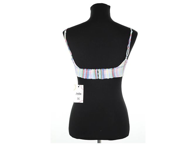 Zimmermann Top senza maniche in cotone multicolore - vista 4
