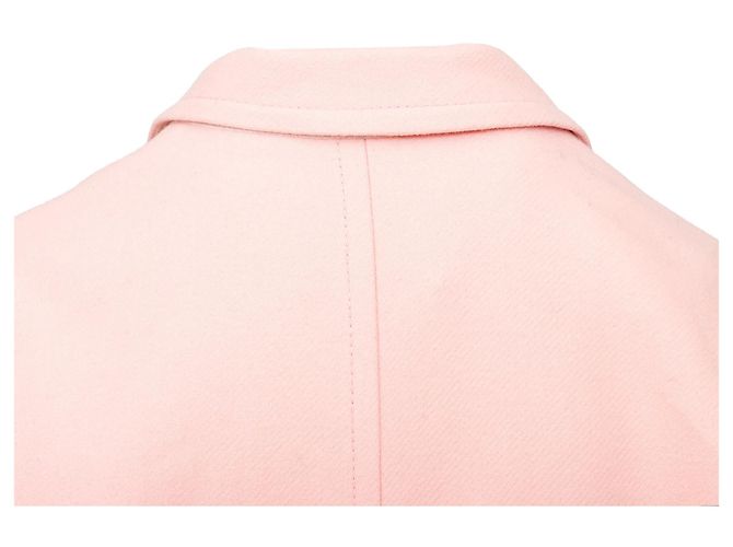 Autre Marque Abrigo Largo Iceberg Rosa de Lana Virgen - vista 7