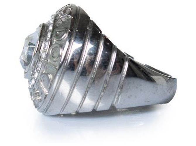 Silberner Ring 1984 von Dolce & Gabbana mit Stein - Ansicht 3