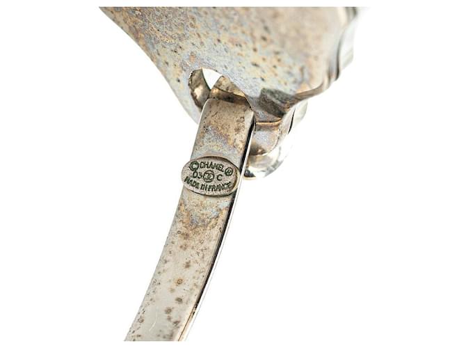 Timeless Bracciale Specchio Coco Mark di Chanel Argento - vista 6