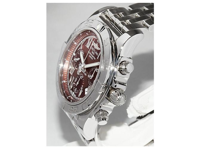 Reloj Chronomat de esfera marrón Breitling AB0110 Castaño - vista 3