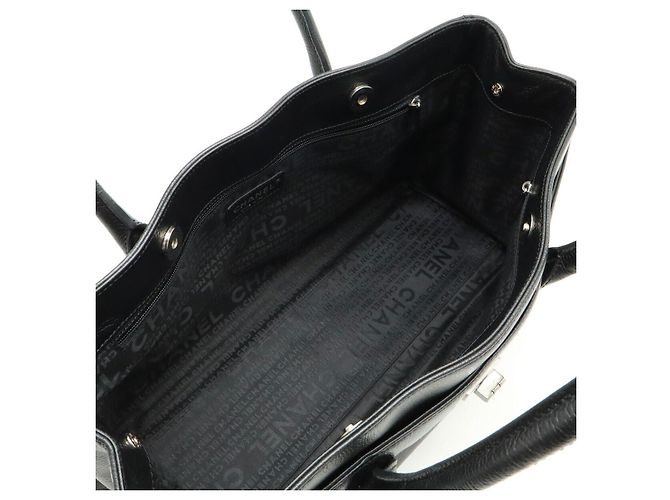 Sac 2way Executive Line 2.55 en cuir Chanel A29292 Noir - vue 8